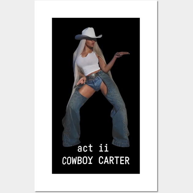 Cowboy Carter Wall Art by metikc